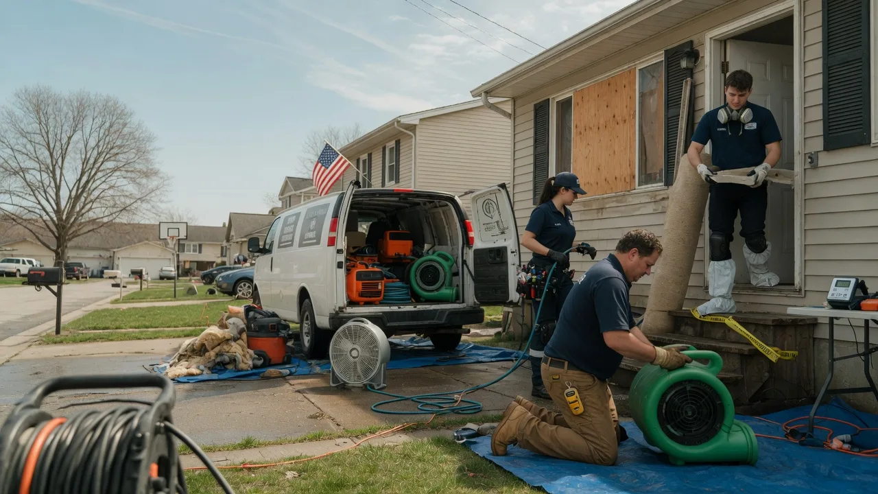 Water Damage Restoration in Edgerton, WI near me